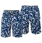 ROAR-INT Men's Lightweight Cargo Shorts β Quick Dry Stretch Hiking Shorts Blue White