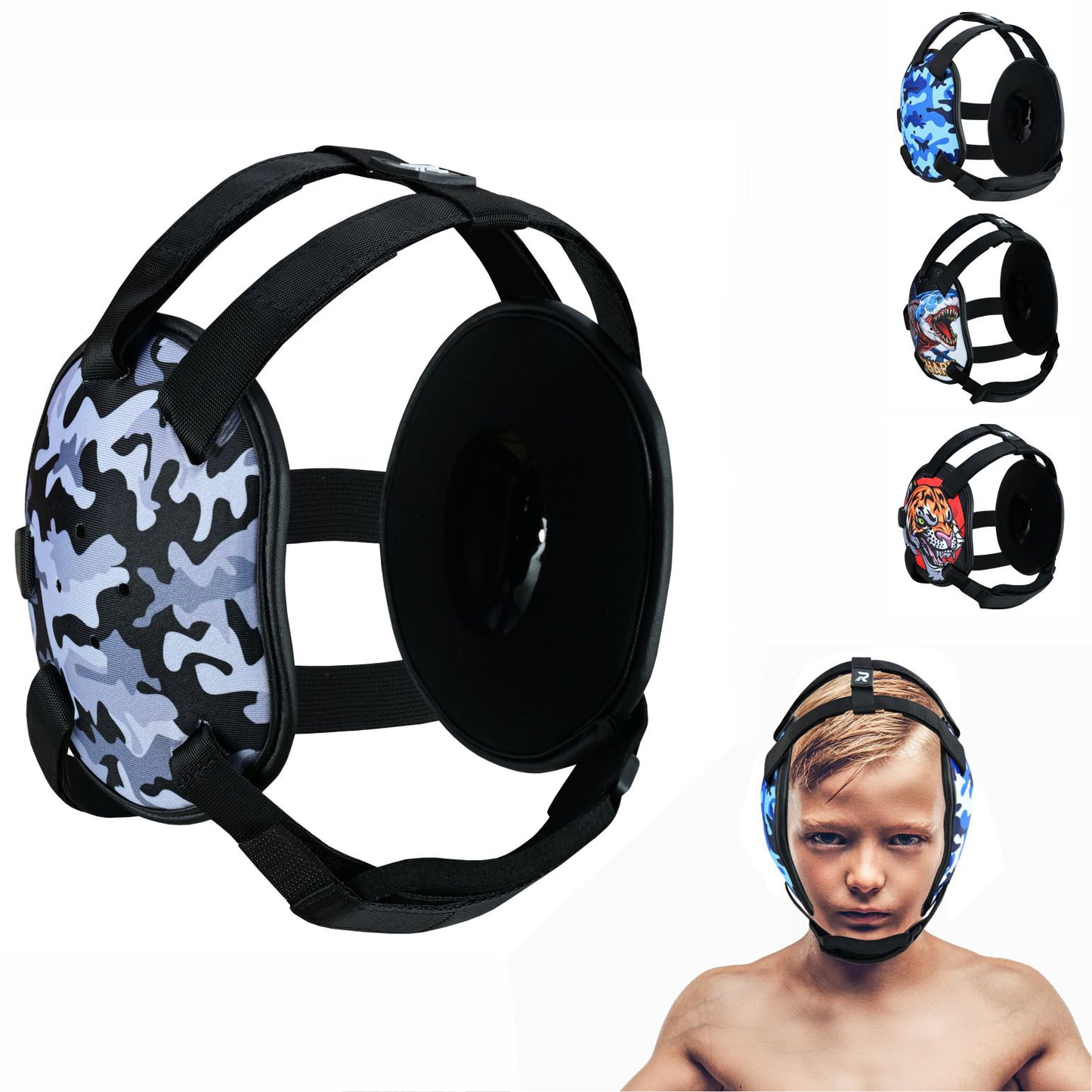 ROAR MMA Kids Cup Ear Guard Adjust Wrestling Protective MMA Headgear