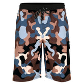 ROAR-INT Men's Lightweight Cargo Shorts – Quick Dry Stretch Hiking Shorts Brown Camo