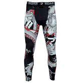 ROAR MMA BJJ Leggings Base Layer Gym Workout No Gi Grappling Jiu Jitsu Spats - Roar-int