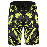 ROAR-INT Men's Lightweight Cargo Shorts – Quick Dry Stretch Hiking Shorts Green Grey