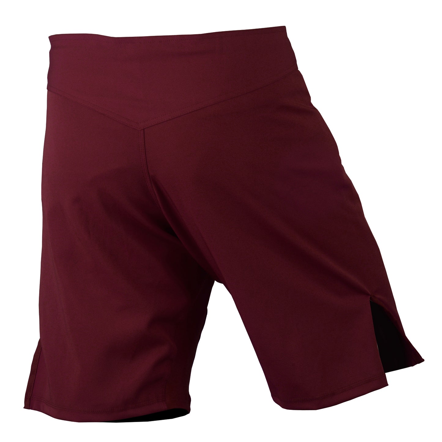 Men's MMA Simple Shorts Burgundy - Roar-int