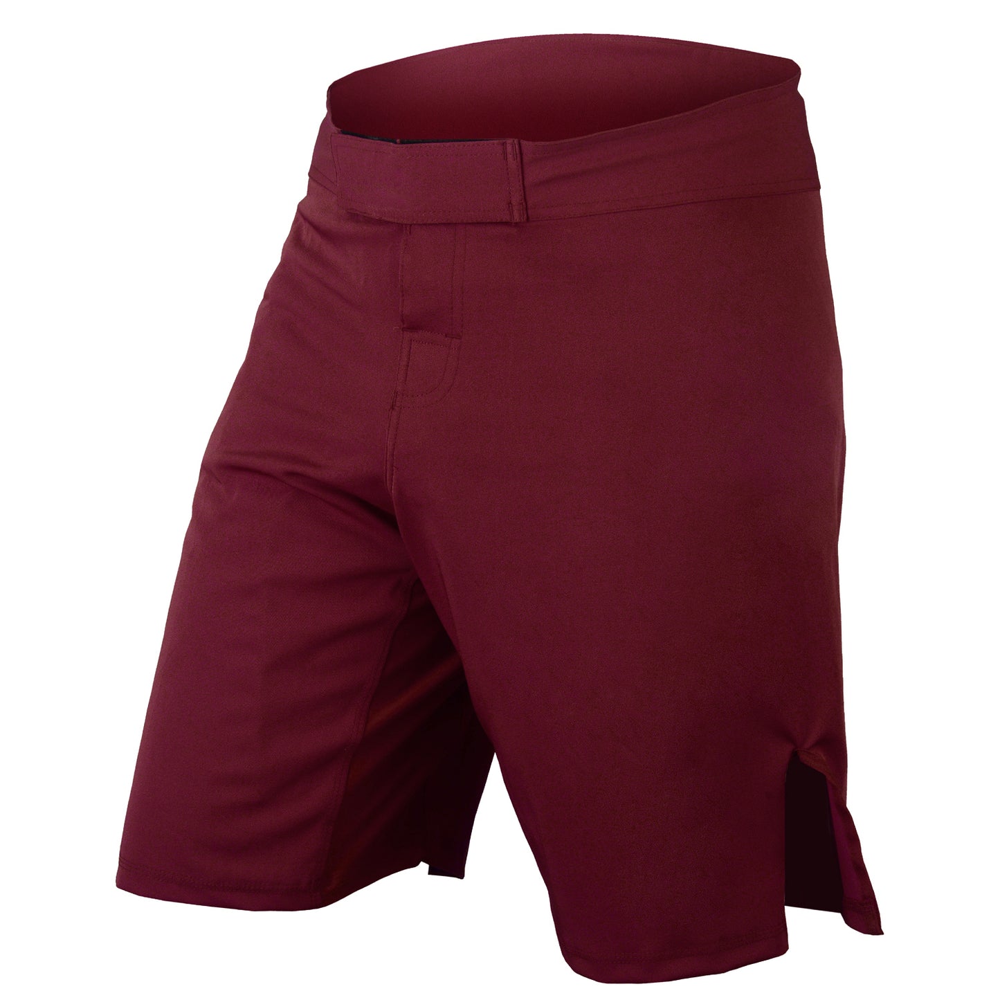Men's MMA Simple Shorts Burgundy - Roar-int