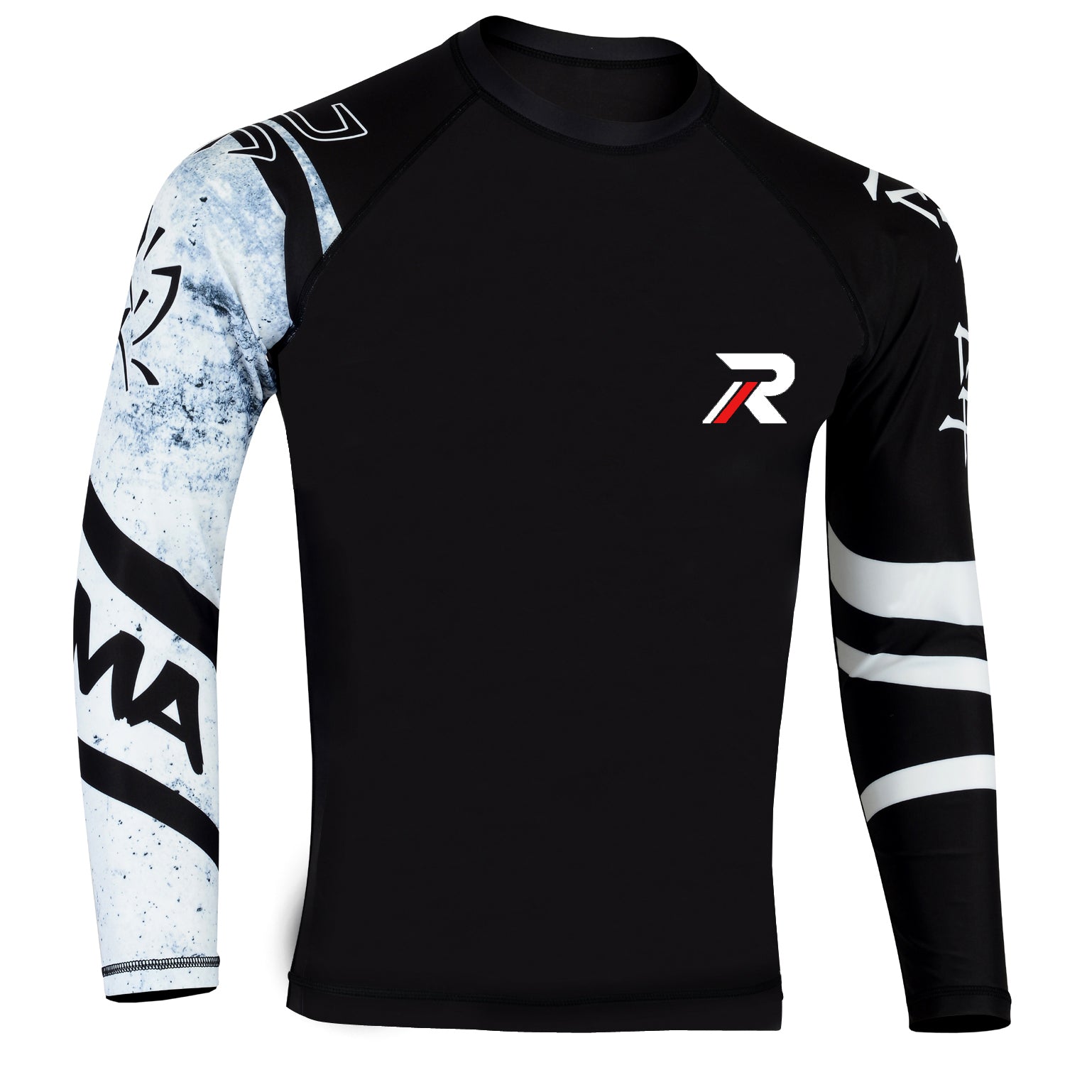 bjj fight gear Roar MMA Rash Guard BJJ Ninja Long Sleeve Compression Fight Gear Shirt No Gi Small / Ninja Sleeve