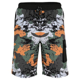 ROAR-INT Men's Lightweight Cargo Shorts – Quick Dry Stretch Hiking Shorts orange green