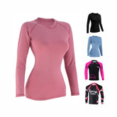 Roar Fightwear Women's MMA Compression Rash Guard Wrestling Long Sleeve Top