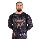 ROAR Bjj NoGi Compression Long sleeve Rash guard For Men