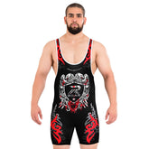 ROAR Men’s Wrestling Singlet Sports Gym Powerlifting Bodybuilding Vest Top