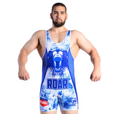 ROAR Men’s Wrestling Singlet Sports Gym Powerlifting Bodybuilding Vest Top