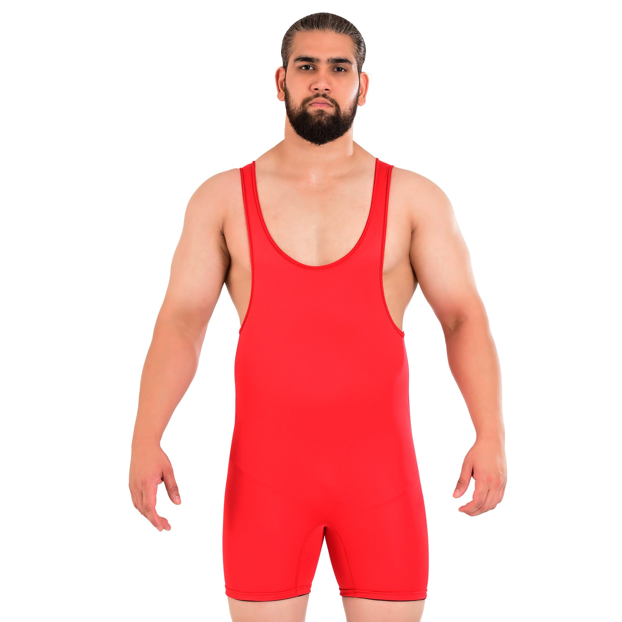 ROAR Men's Wrestling Singlet – Lion Design For Gym, Powerlifting & Bodybuilding