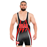ROAR Men’s Wrestling Singlet Sports Gym Powerlifting Bodybuilding Vest Top