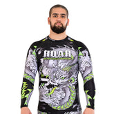 Roar Bjj Nogi Compression Full Sleeve Men's Fitness Rash Guard