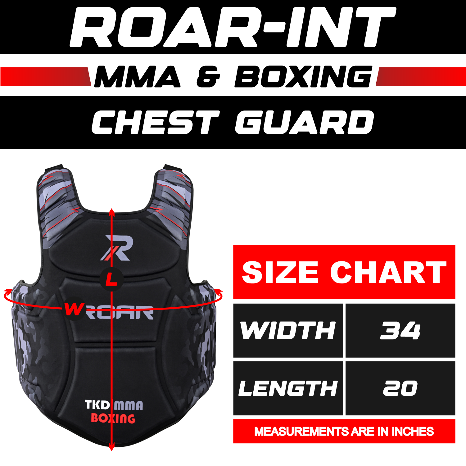 Boxing Mid Guard Boxing Chest Guard – Roar-int