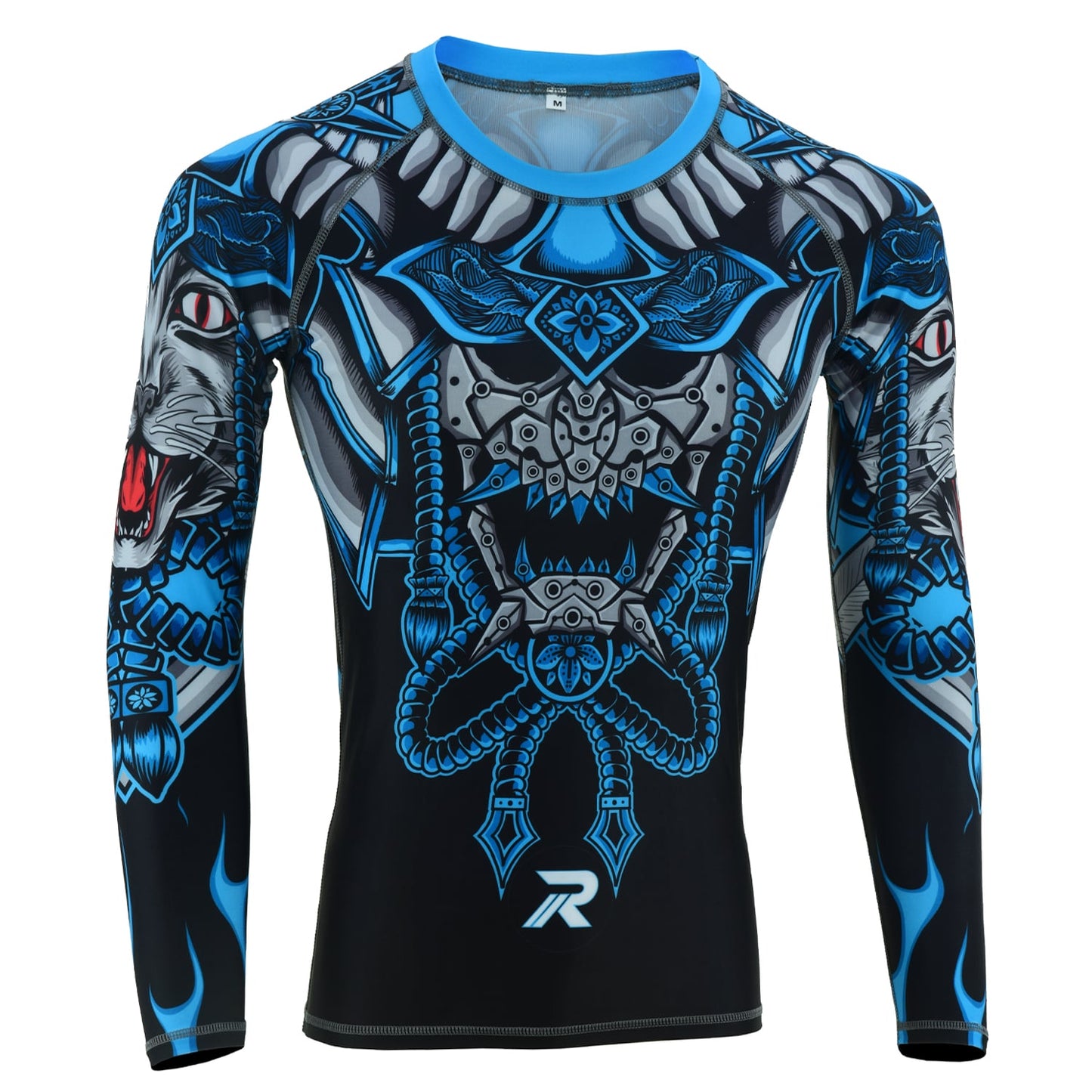 MMA Rash Guard BJJ Long Sleeve Compression Fight Gear Shirt No Gi - Roar-int