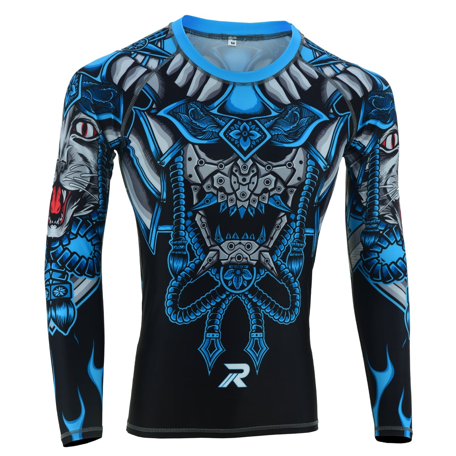MMA Rash Guard BJJ Long Sleeve Compression Fight Gear Shirt No Gi - Roar-int