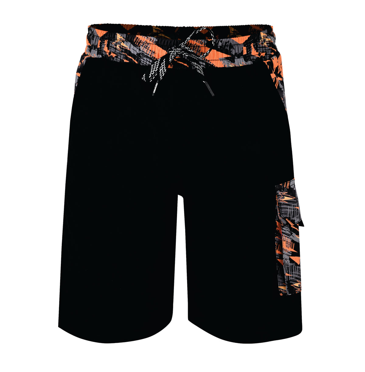 ROAR-INT Men's Lightweight Cargo Shorts – Quick Dry Stretch Hiking Shorts Orange