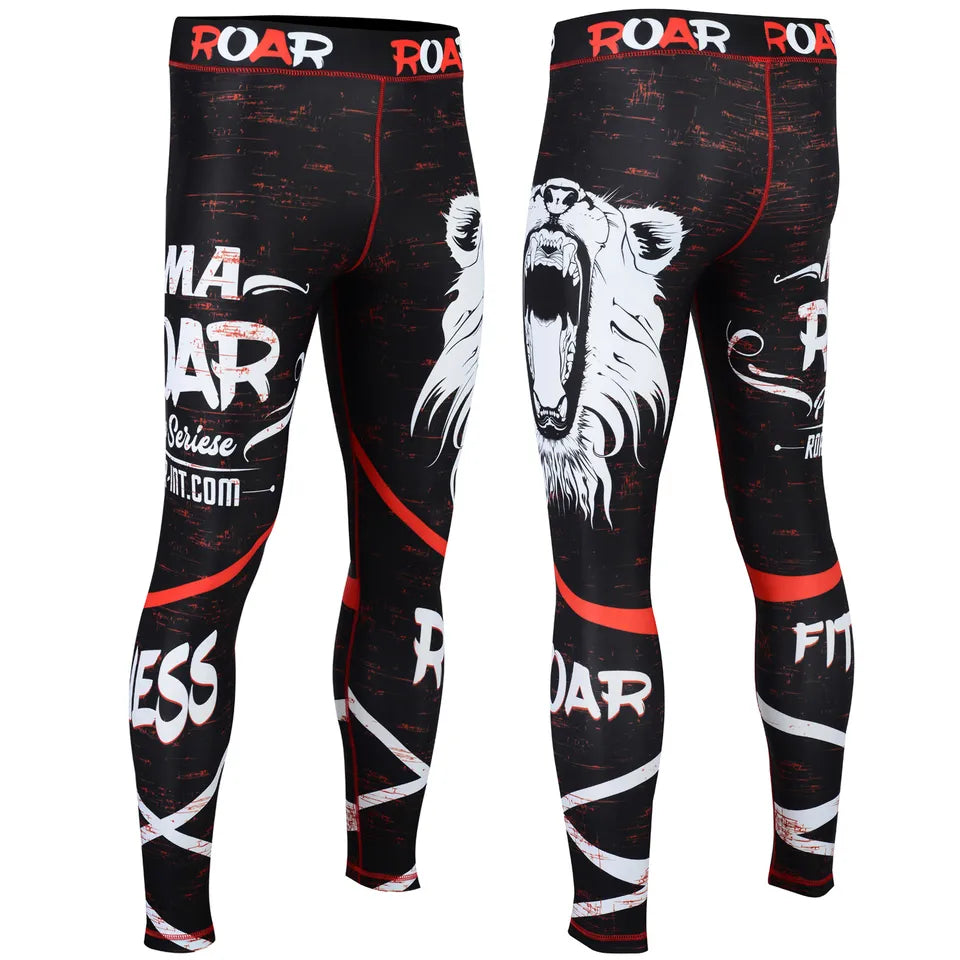 Roar MMA Spats Bjj Compression No Gi Leggings Men Grappling Muay Thai Tight - Roar-int