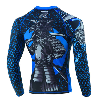 MMA Rash Guard BJJ Long Sleeve Compression Fight Gear Shirt No Gi - Roar-int