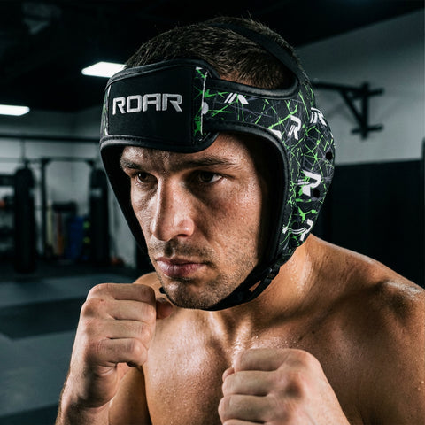 ROAR Ear Guard New Easy to Adjust Wrestling Protective MMA Headgear