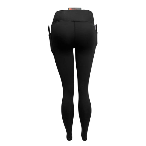 ROAR MMA Ladies Leggings Simple Black - Roar-int