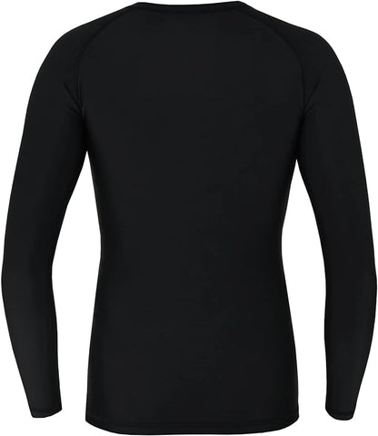 Kids MMA Rash Guard Black - Roar-int