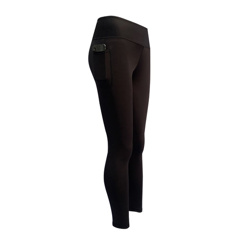 ROAR MMA Ladies Leggings Simple Black - Roar-int