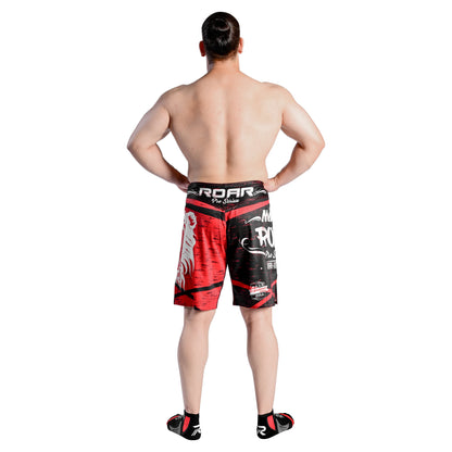 Roar Bjj Nogi Compression Grappling fight Workout Sublimated Shorts With Phone Pocket For Men