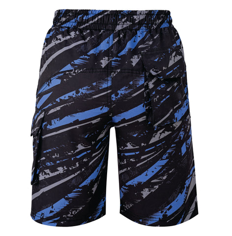 ROAR-INT Men's Lightweight Cargo Shorts – Quick Dry Stretch Hiking Shorts Camo Grey