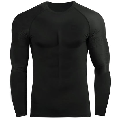 MMA Rash Guard BJJ Long Sleeve Compression Fight Gear Shirt No Gi - Roar-int