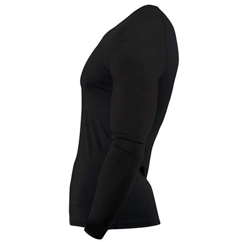 ROAR MMA Black Rash Guard Fight Training Gym Fitness Full Sleeve Workout Shirt - Roar-int