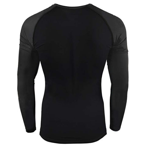 MMA Rash Guard BJJ Long Sleeve Compression Fight Gear Shirt No Gi - Roar-int