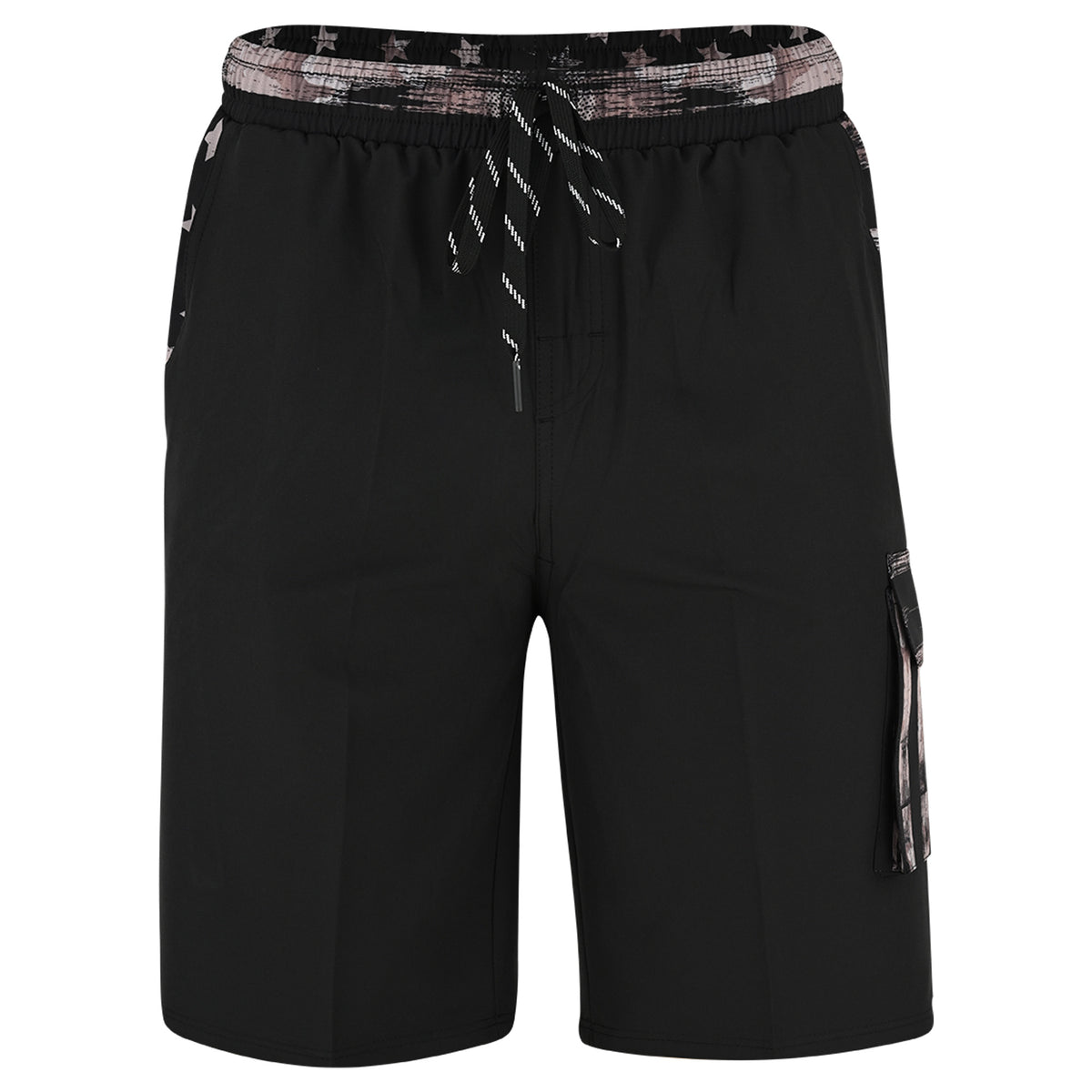 ROAR-INT Men's Lightweight Cargo Shorts – Quick Dry Stretch Hiking Shorts Brown