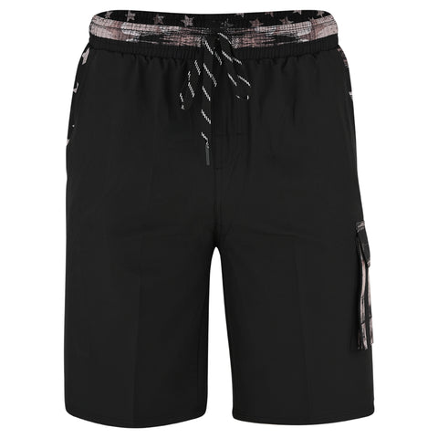 ROAR-INT Men's Lightweight Cargo Shorts – Quick Dry Stretch Hiking Shorts Brown