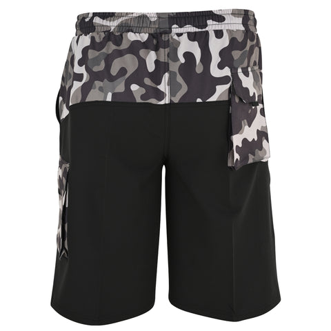 ROAR-INT Men's Lightweight Cargo Shorts – Quick Dry Stretch Hiking Shorts Camo
