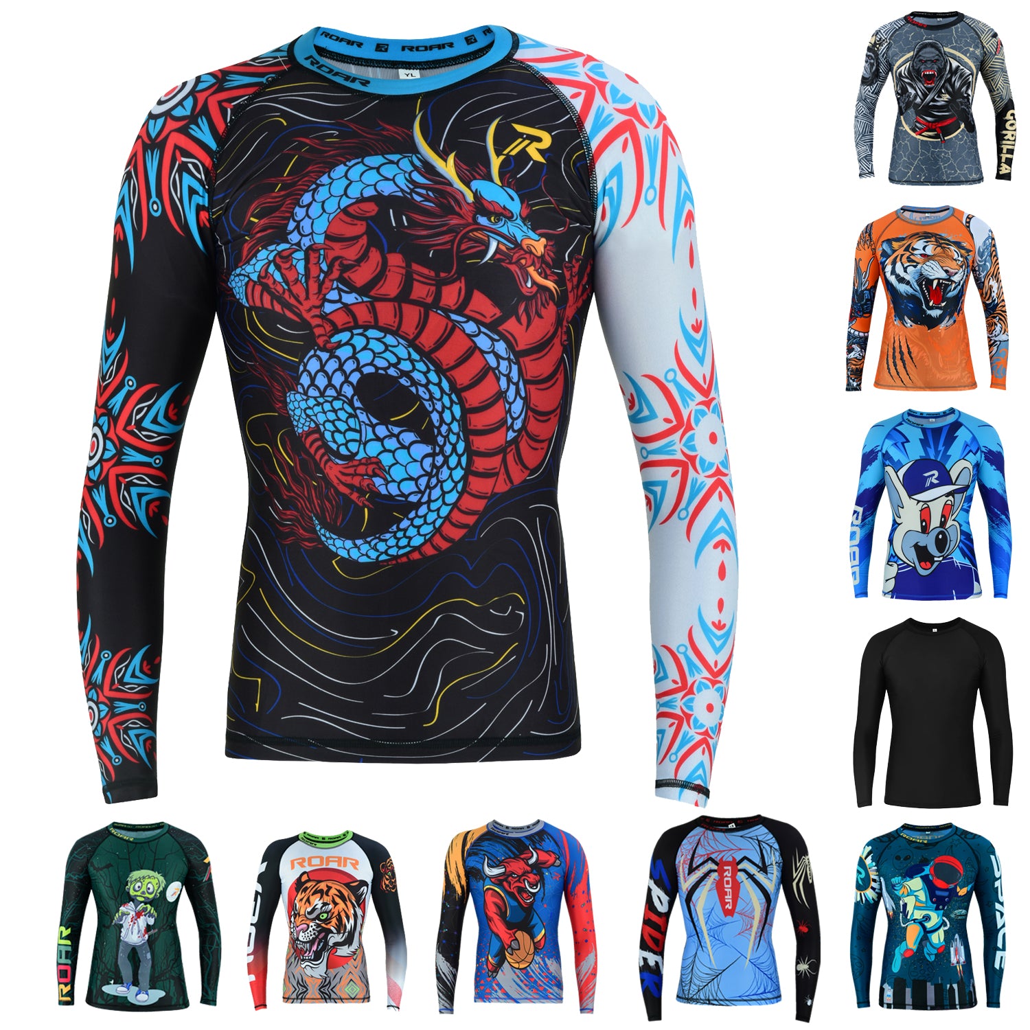 Roar Kid's MMA Rash Guard - Roar-int