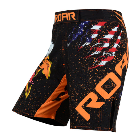 ROAR Kick Boxing MMA Cage Fight Grappling MUAY Thai Men's Short BJJ Shorts - Roar-int
