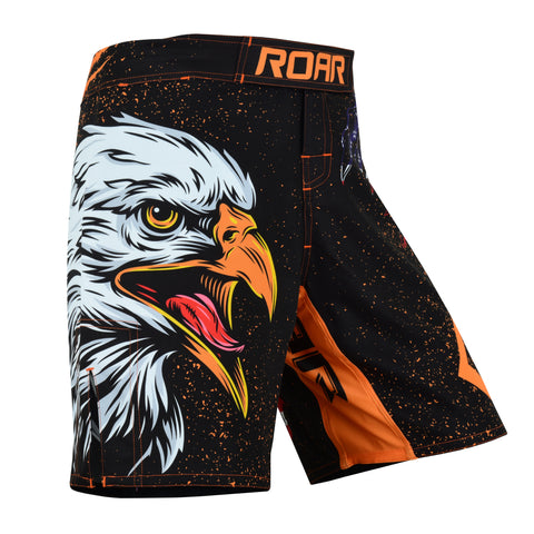 ROAR Kick Boxing MMA Cage Fight Grappling MUAY Thai Men's Short BJJ Shorts - Roar-int