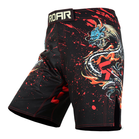ROAR Kick Boxing MMA Cage Fight Grappling MUAY Thai Men's Short BJJ Shorts - Roar-int