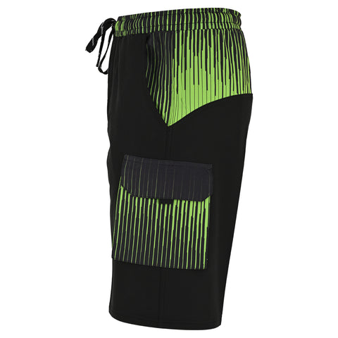 ROAR-INT Men's Lightweight Cargo Shorts – Quick Dry Stretch Hiking Shorts Green