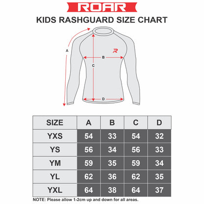 Kids MMA Rash Guard Zombie - Roar-int