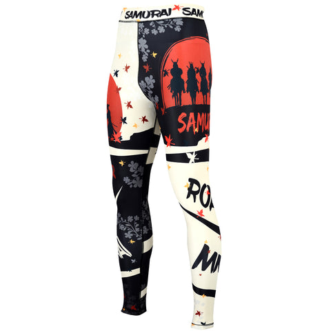 ROAR MMA BJJ Leggings Base Layer Gym Workout No Gi Grappling Jiu Jitsu Spats - Roar-int