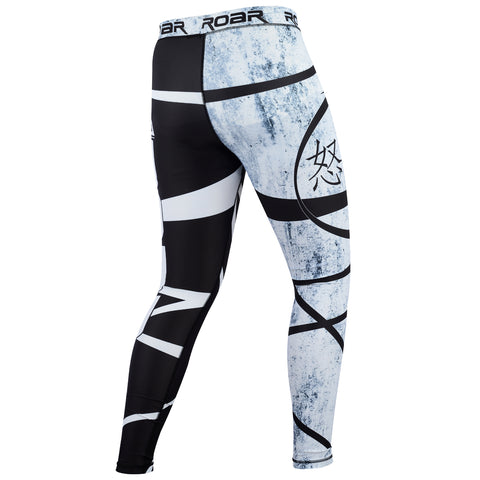ROAR MMA BJJ Leggings Base Layer Gym Workout No Gi Grappling Jiu Jitsu Spats - Roar-int