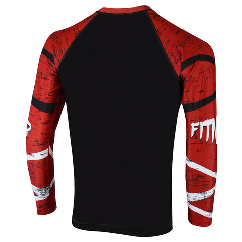 Roar MMA Rash Guard BJJ Lion Long Sleeve Compression Fight Gear Shirt No Gi - Roar-int