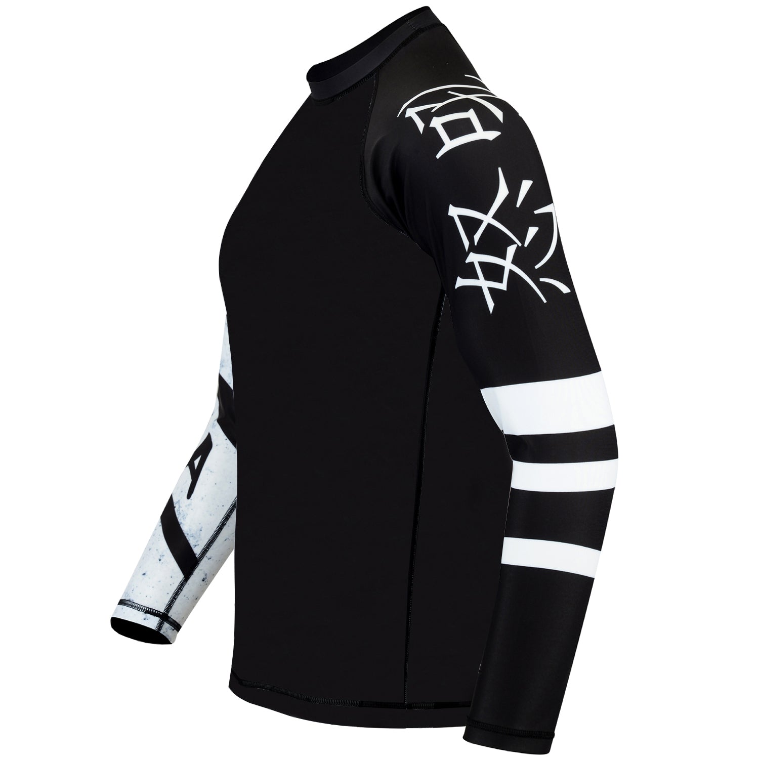 bjj fight gear Roar MMA Rash Guard BJJ Ninja Long Sleeve Compression Fight Gear Shirt No Gi Small / Ninja Sleeve