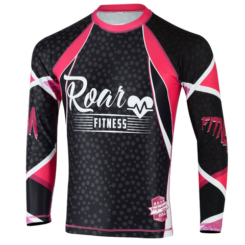 Roar Fightwear Women's MMA Compression Rash Guard Wrestling Long Sleeve Top - Roar-int
