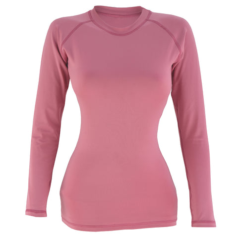 ROAR Ladies MMA Rash Guard Simple Pink - Roar-int