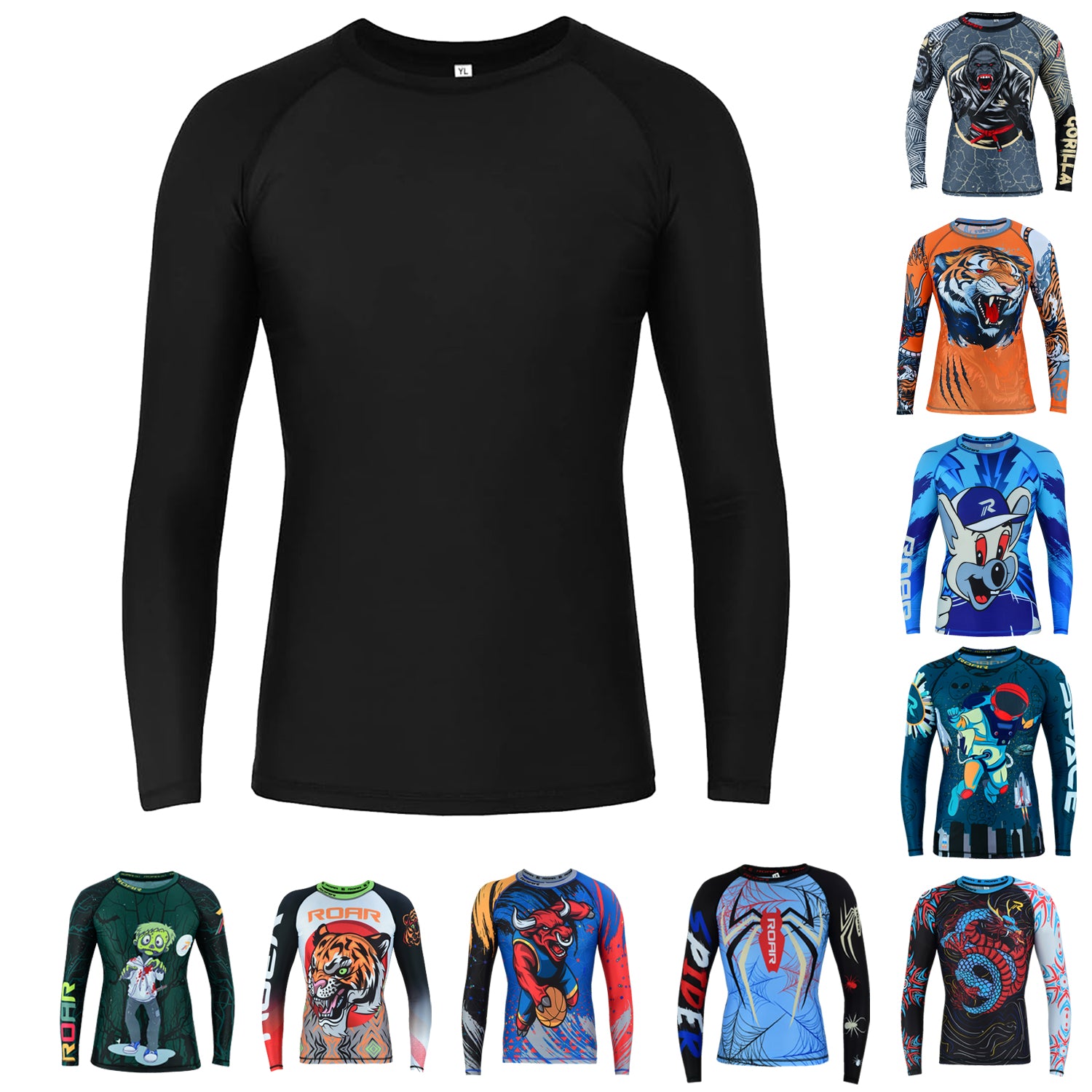 Roar Kid's MMA Rash Guard - Roar-int