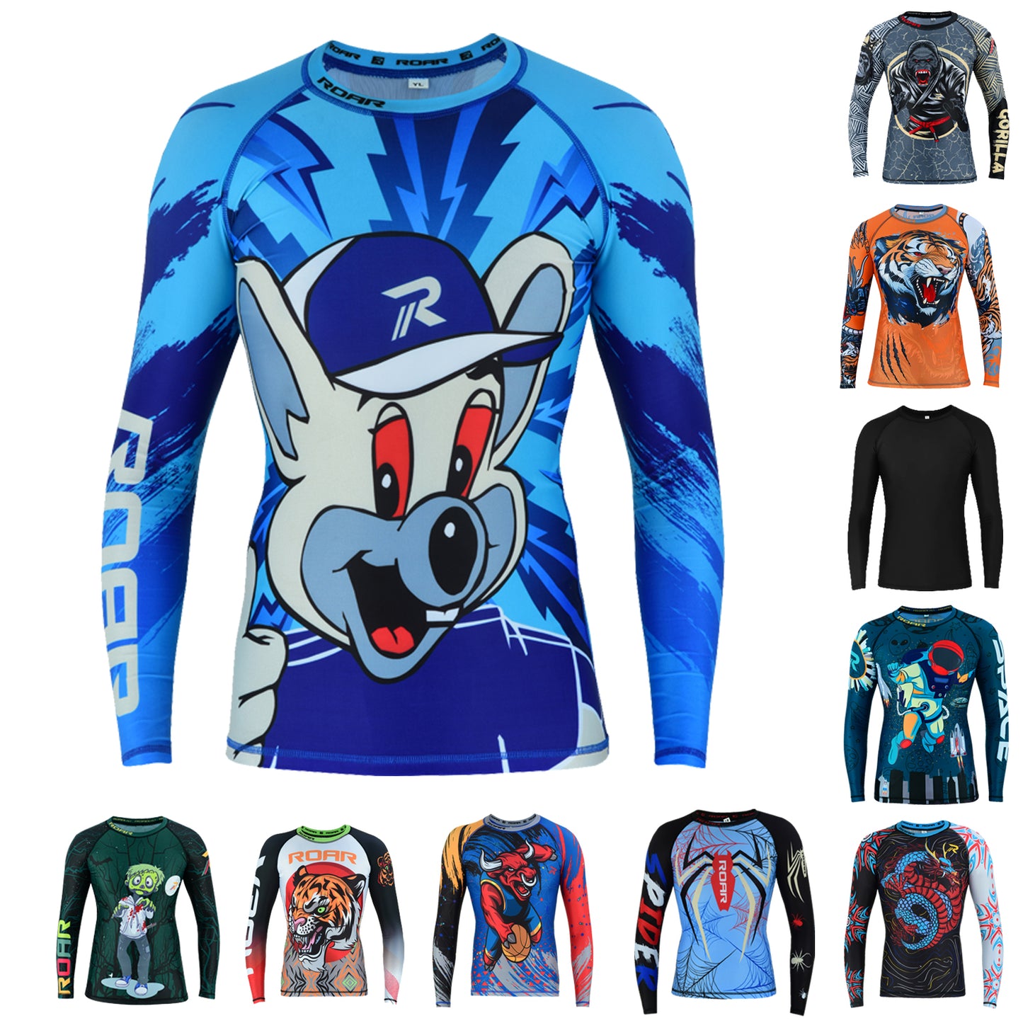 Roar Kid's MMA Rash Guard - Roar-int