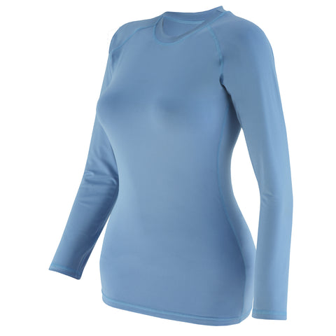 ROAR Ladies MMA Rash Guard Simple Blue - Roar-int