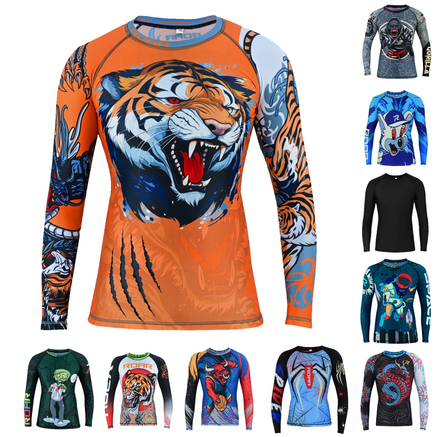 Roar Kid's MMA Rash Guard - Roar-int
